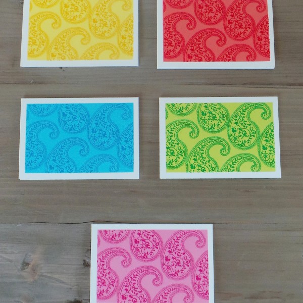 Mini Paisley Card Set