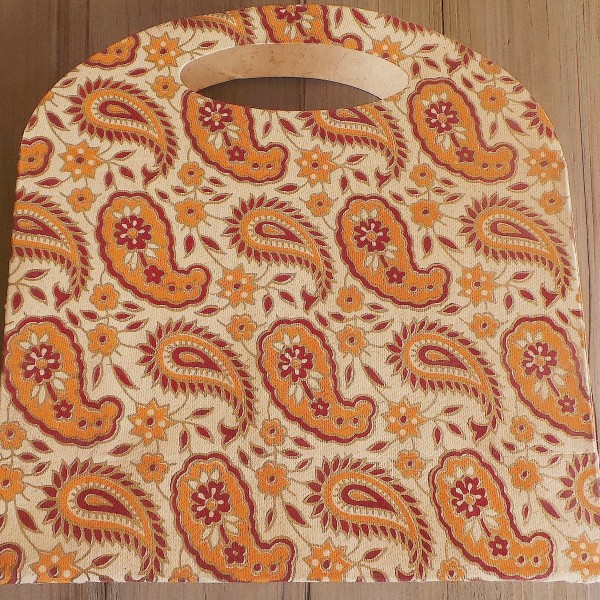 Vanity Bag - Orange Paisley