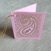 Pink Paisley Gift Tag