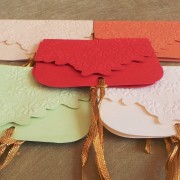 Embossed Flower Gift Tag