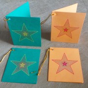 Star Gift Tags Green and Yellow